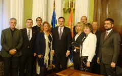 21 December 2015 The members of the European Integration Committee and EP Rapporteur for Serbia David McAllister